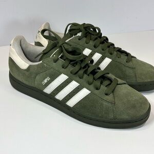 Adidas Campus 00s 'Dark Green Gum' Suede Sneakers Men's Shoes Size 11 US